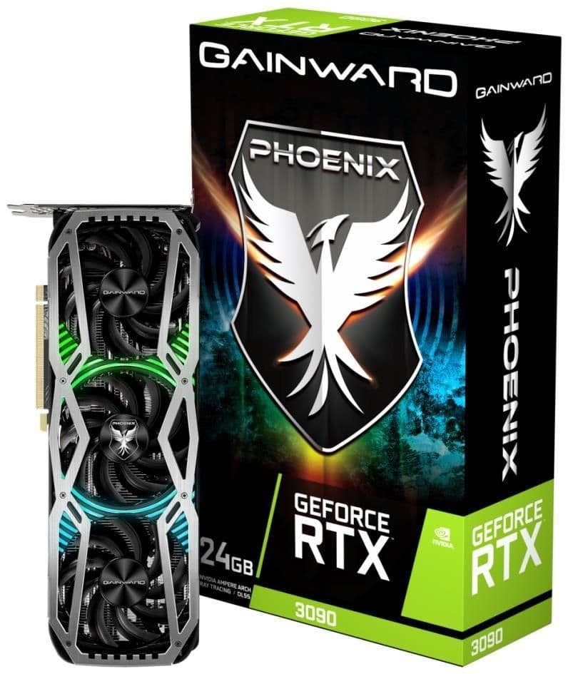 Gainward Phoenix GeForce RTX 3090 24GB GDDR6X Silver / Black main image