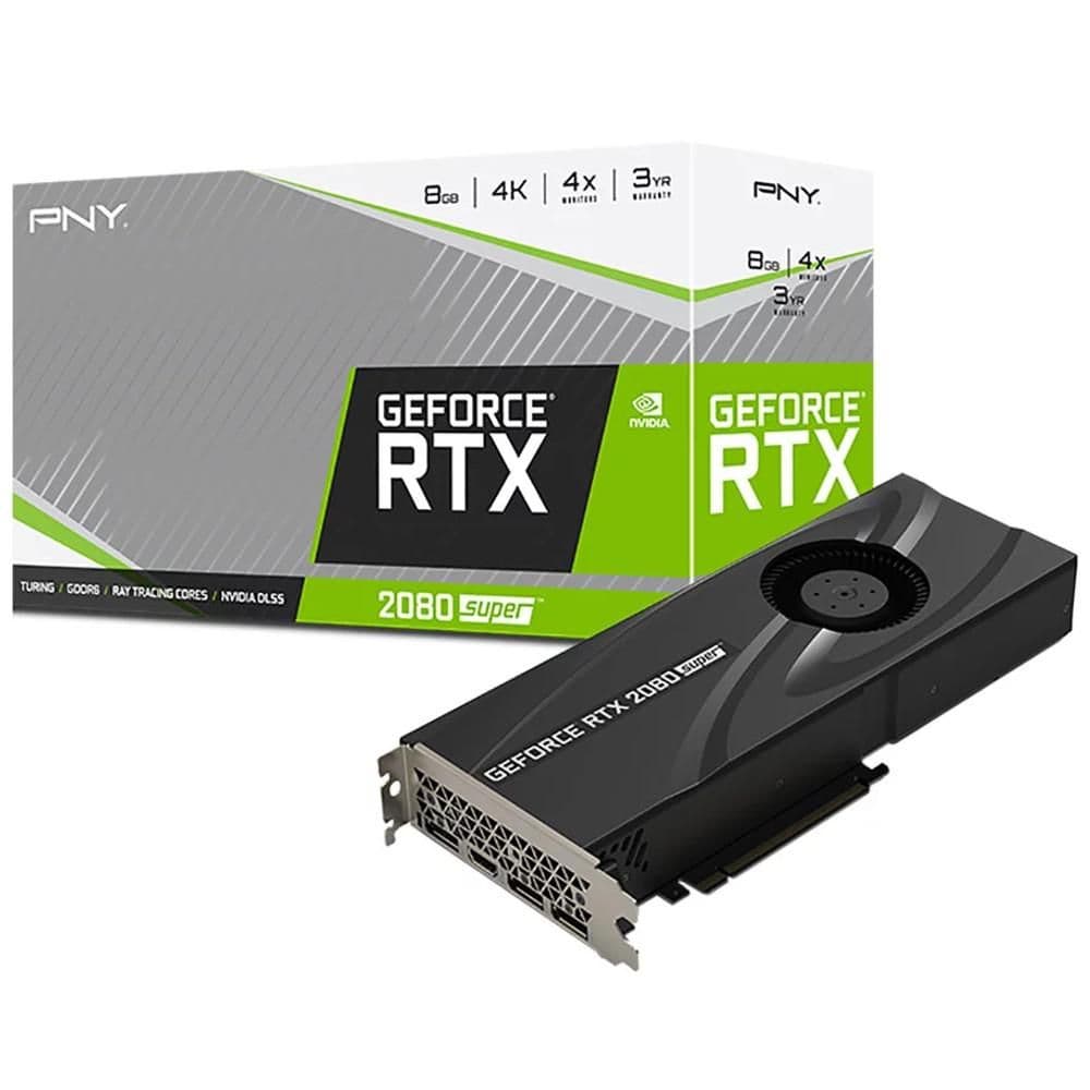 PNY Blower GeForce RTX 2080 SUPER 8GB GDDR6 Black image