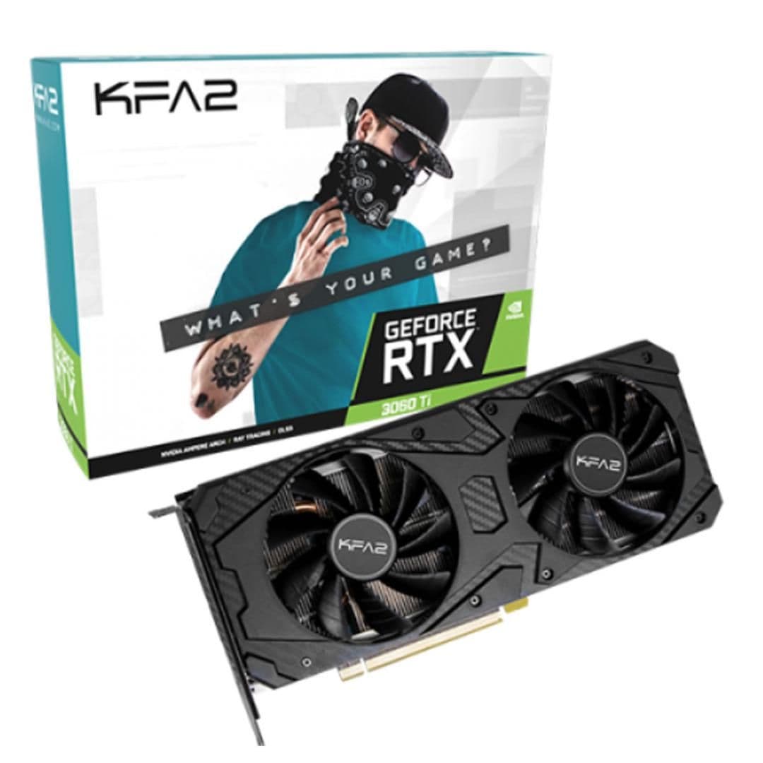 KFA2 (1-Click OC) GeForce RTX 3060 Ti 8GB GDDR6 Black image