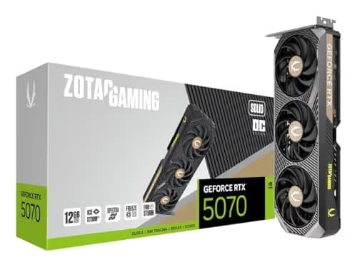 Zotac GAMING SOLID OC GeForce RTX 5070 12GB GDDR7 image