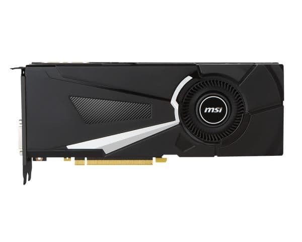 MSI GeForce GTX 1080 AERO 8GB GDDR5X Black / Silver main image