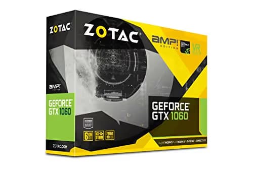 Zotac AMP GeForce GTX 1060 6GB GDDR5 Black / Silver image