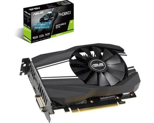 Asus Phoenix GeForce GTX 1660 Ti 6GB GDDR6 Black / White main image