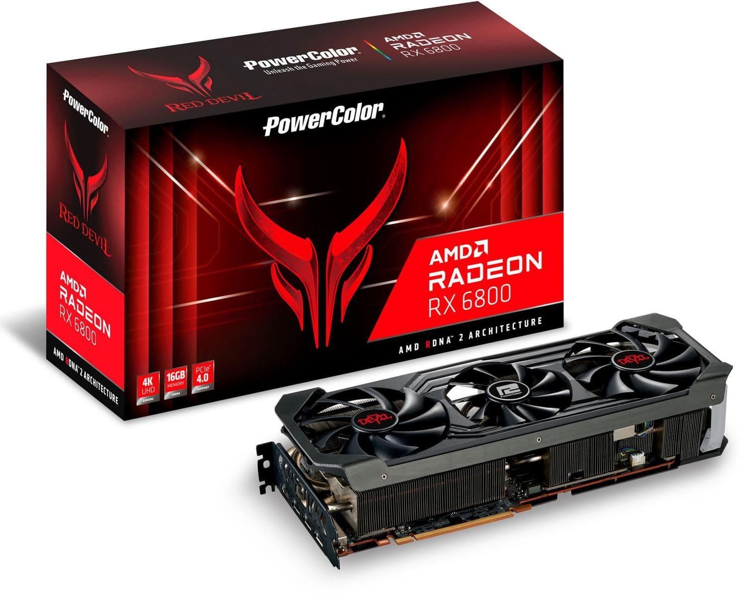 PowerColor Red Devil OC Radeon RX 6800 16GB GDDR6 Black main image