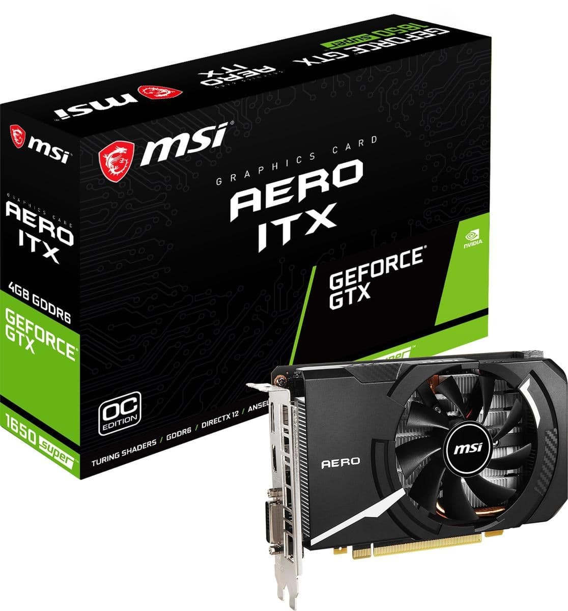 MSI GeForce GTX 1650 SUPER 4GB GDDR6 Black / White main image
