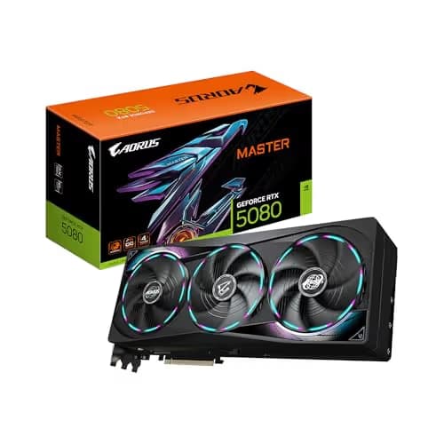 Gigabyte AORUS MASTER GeForce RTX 5080 16 GB GDDR7 image