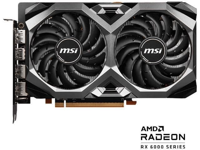 MSI MECH 2X 8G V1 Radeon RX 6600 XT 8GB GDDR6 Black / Silver image