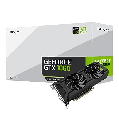PNY VCGGTX10606PB GeForce GTX 1060 6GB GDDR5 Black main image