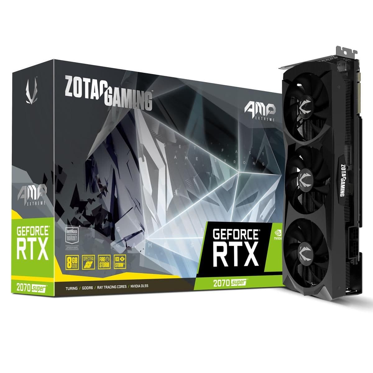 Zotac AMP Extreme GeForce RTX 2070 SUPER 8GB GDDR6 Black image