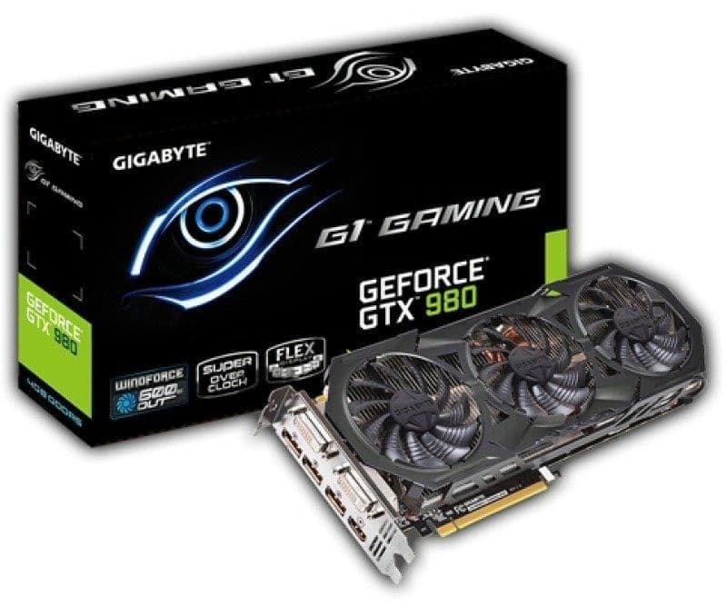 Gigabyte WINDFORCE GeForce GTX 980 4GB GDDR5 Black image