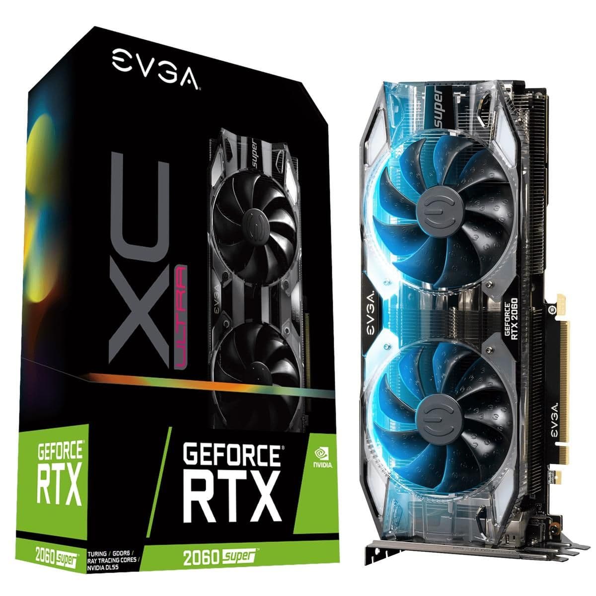 EVGA XC ULTRA GAMING GeForce RTX 2060 SUPER 8GB GDDR6 Transparent image