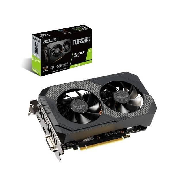 Asus TUF OC GeForce GTX 1660 Ti 6GB GDDR6 Black / Gray image