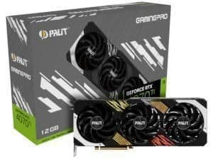 Palit GamingPro GeForce RTX 4070 Ti 12GB GDDR6X Black / Silver main image