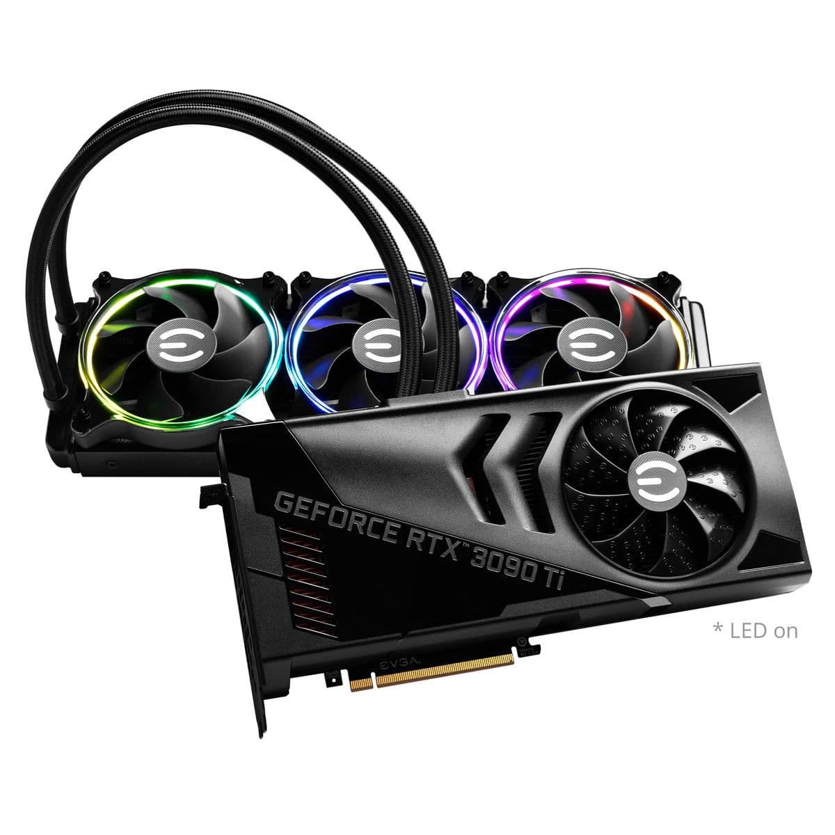 EVGA FTW3 ULTRA HYBRID GAMING GeForce RTX 3090 Ti 24GB GDDR6X Black main image