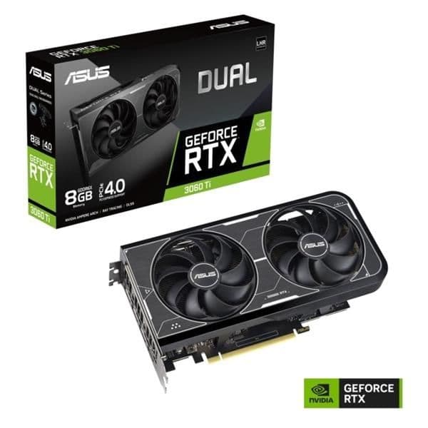 Asus GeForce RTX 3060 Ti DUAL 8GB GDDR6X Black image