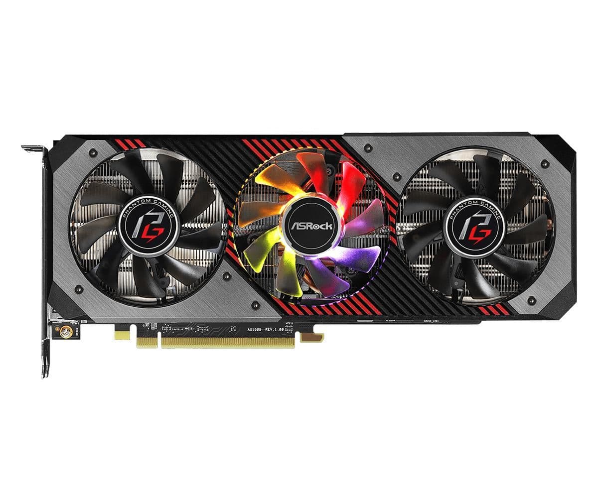 ASRock Phantom Gaming D OC Radeon RX 5700 XT 8GB GDDR6 Black / Red main image