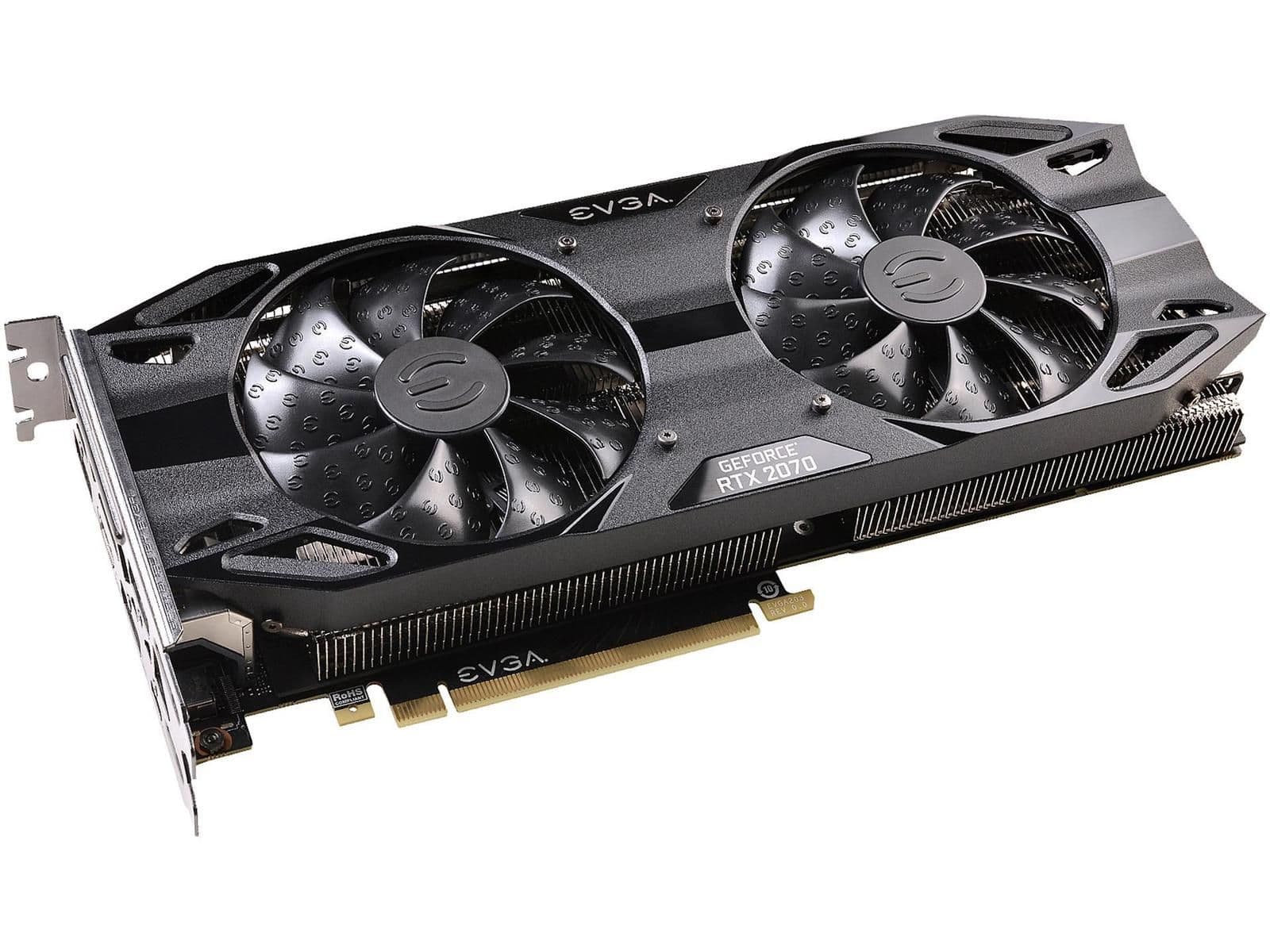 EVGA XC BLACK EDITION GAMING GeForce RTX 2070 8GB GDDR6 Black image