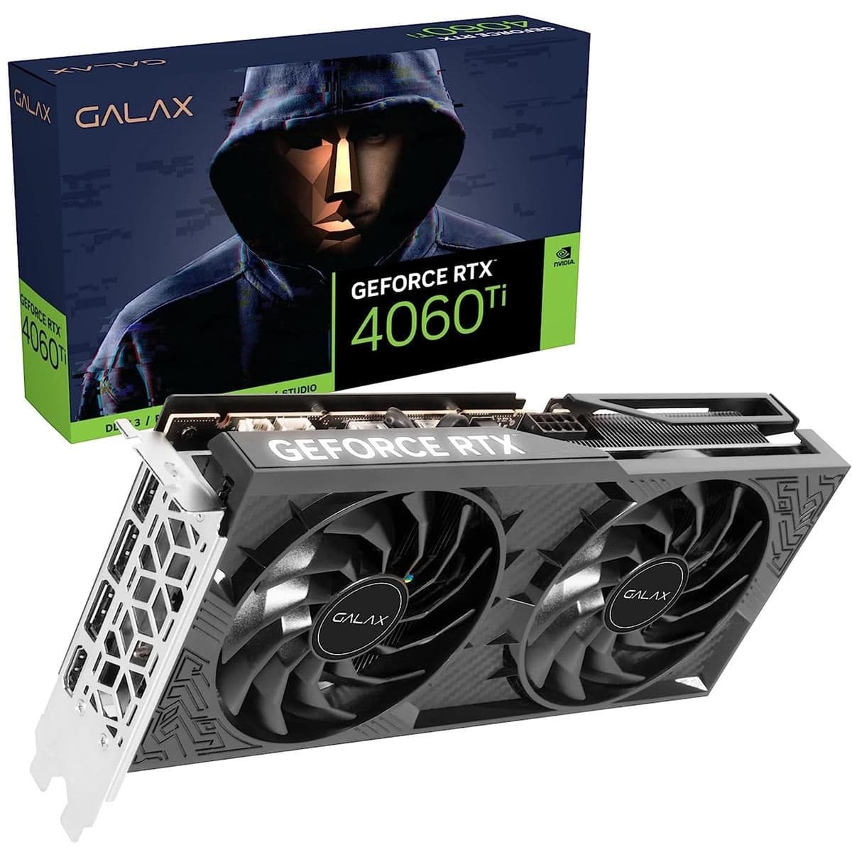 GALAX (1-click OC) GeForce RTX 4060 Ti 8GB GDDR6 Black main image