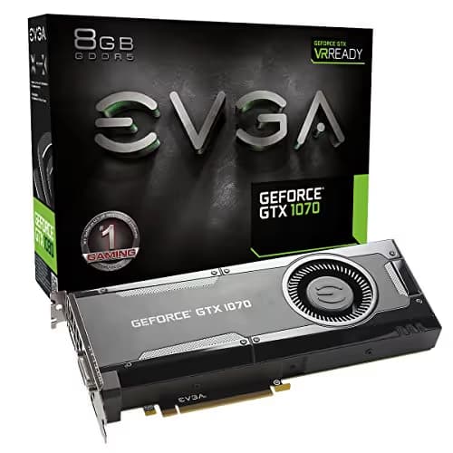 EVGA GAMING GeForce GTX 1070 8GB GDDR5 Black / Gray main image