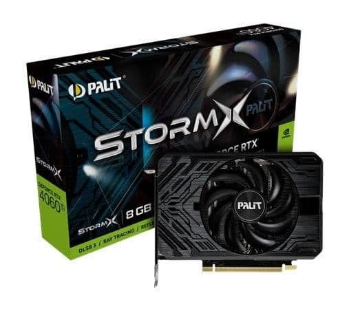 Palit GeForce RTX 4060 Ti StormX 8GB GDDR6 Black image