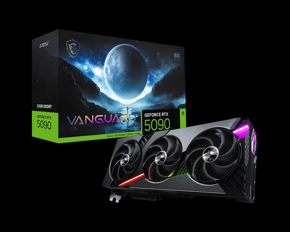 MSI GeForce RTX 5090 32G VANGUARD SOC GDDR7 image