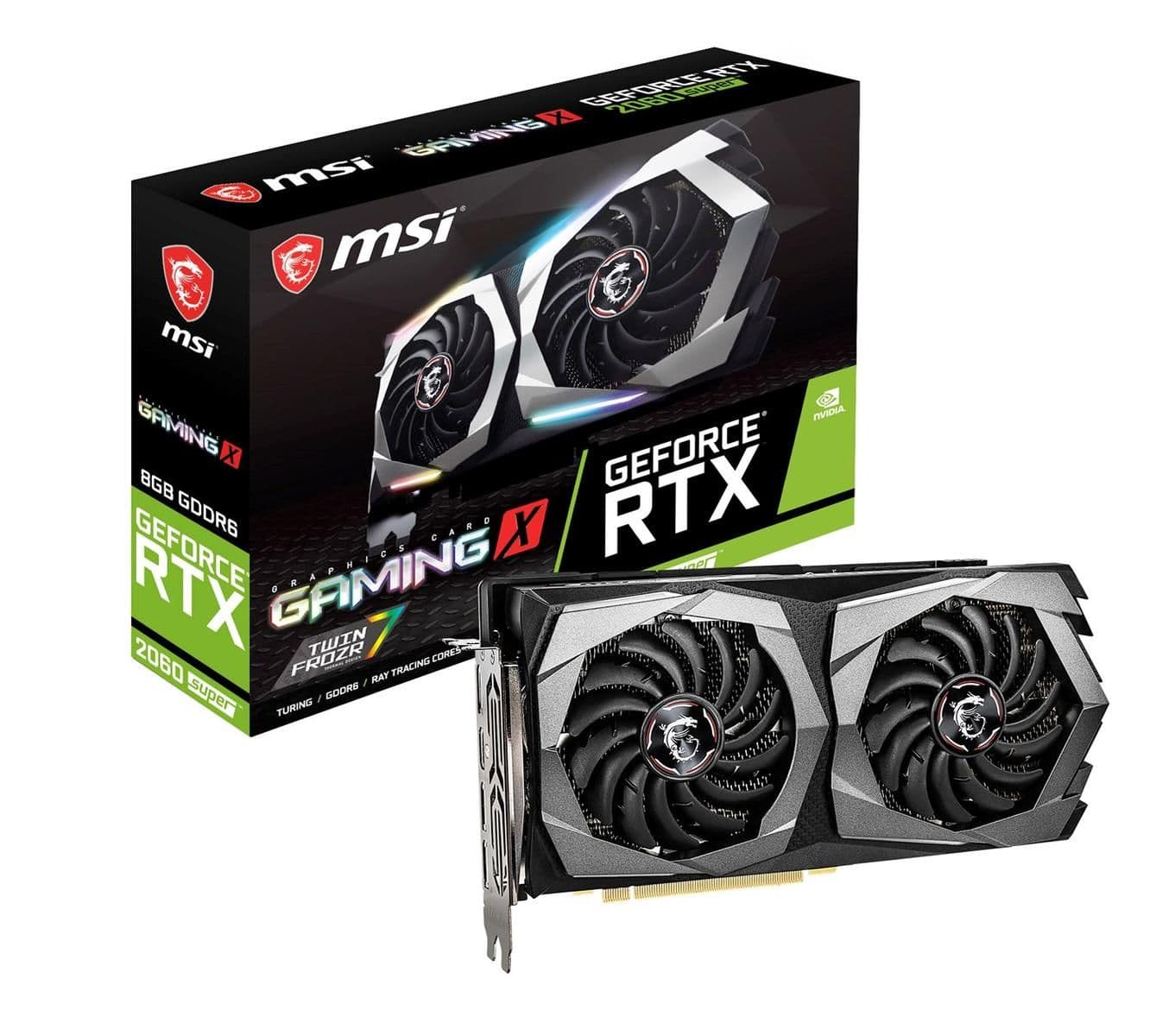 MSI GeForce RTX 2060 SUPER GAMING X 8GB GDDR6 Black / Silver main image