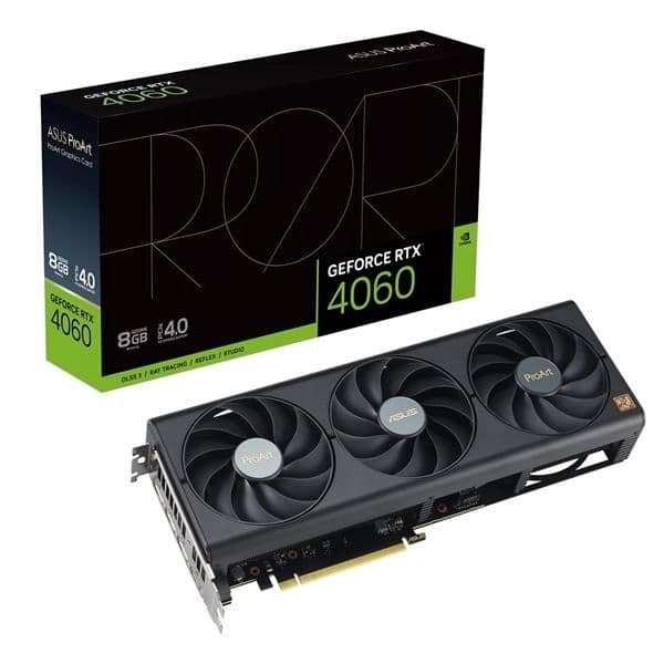 Asus ProArt GeForce RTX 4060 8GB GDDR6 Black / Gold main image