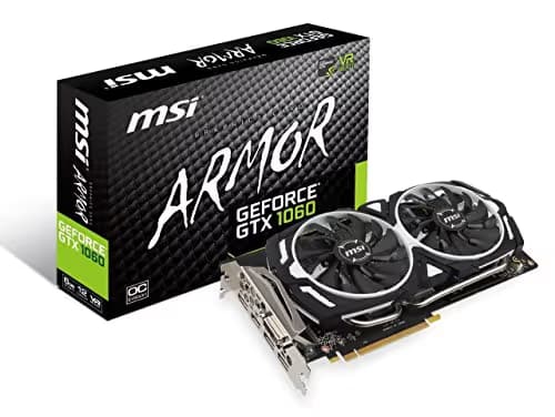 MSI ARMOR OC GeForce GTX 1060 6GB GDDR5 Black / White main image