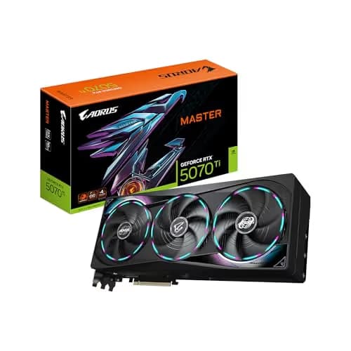 GIGABYTE AORUS GeForce RTX 5070 Ti MASTER 16G main image