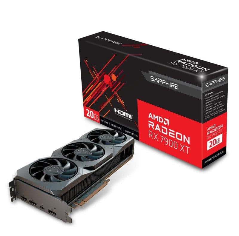 Sapphire Radeon RX 7900 XT Radeon RX 7900 XT 20GB GDDR6 Black image