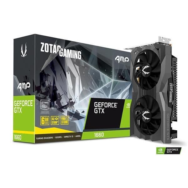 Zotac GAMING AMP GeForce GTX 1660 6GB GDDR5 Black image