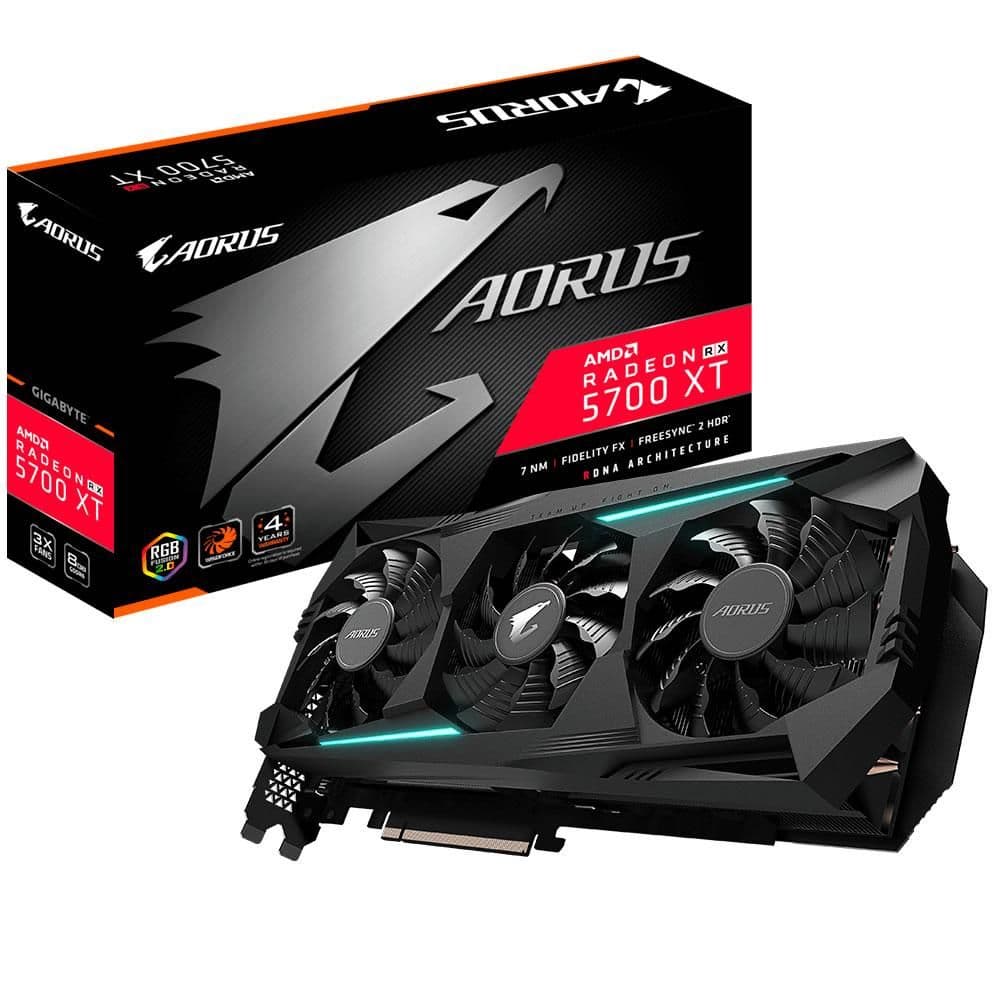 Gigabyte AORUS Radeon RX 5700 XT 8GB GDDR6 Black main image