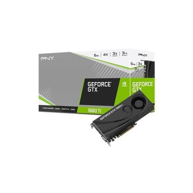 PNY Blower GeForce GTX 1660 Ti 6GB GDDR6 Black main image