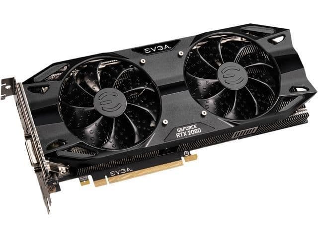EVGA GeForce RTX 2060 XC ULTRA BLACK GAMING 6GB GDDR6 Black image