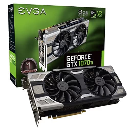 EVGA FTW ULTRA SILENT GAMING GeForce GTX 1070 Ti 8GB GDDR5 Black / Silver image