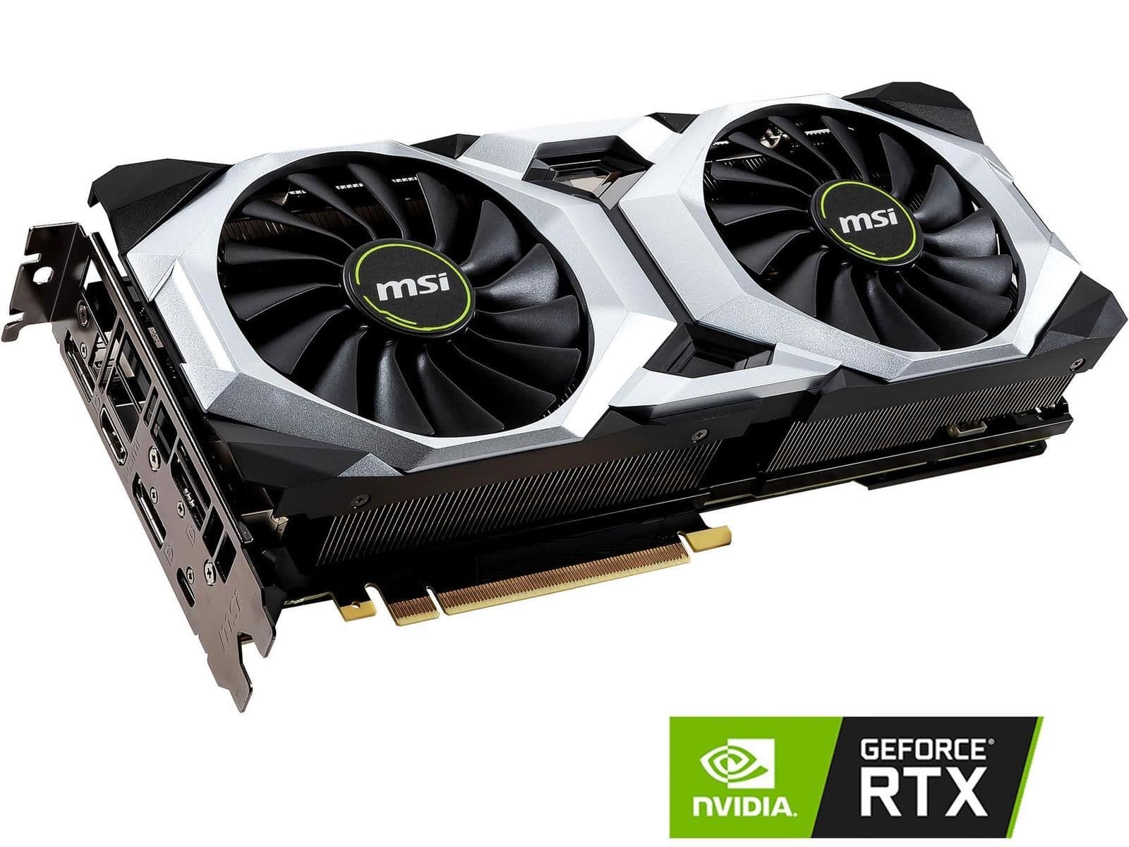 MSI VENTUS OC GeForce RTX 2080 Ti 11GB GDDR6 Silver / Black main image