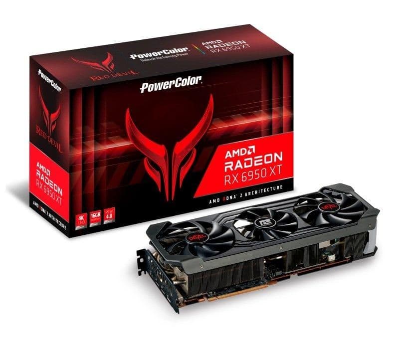 PowerColor Red Devil OC Radeon RX 6950 XT 16GB GDDR6 Black main image