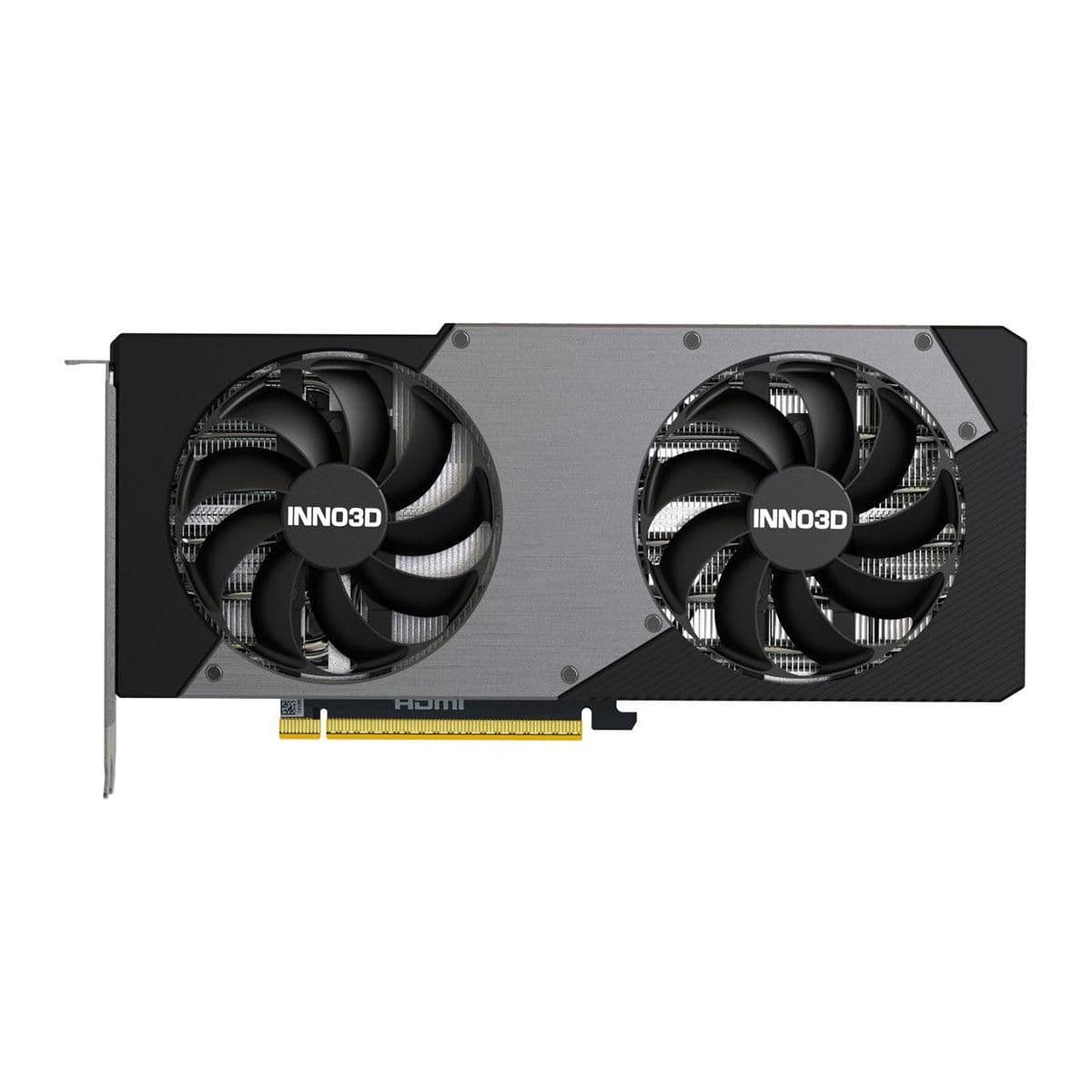 Inno3D Twin X2 OC GeForce RTX 5070 12GB GDDR7 Black / Silver main image