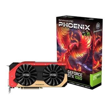 Gainward Phoenix GeForce GTX 1060 6GB 6GB GDDR5 Black / Red image