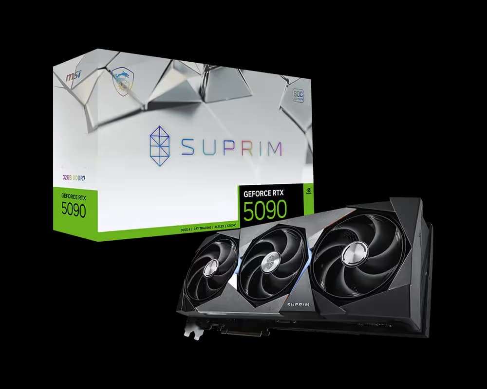 MSI SUPRIM SOC GeForce RTX 5090 32 GB GDDR7 image