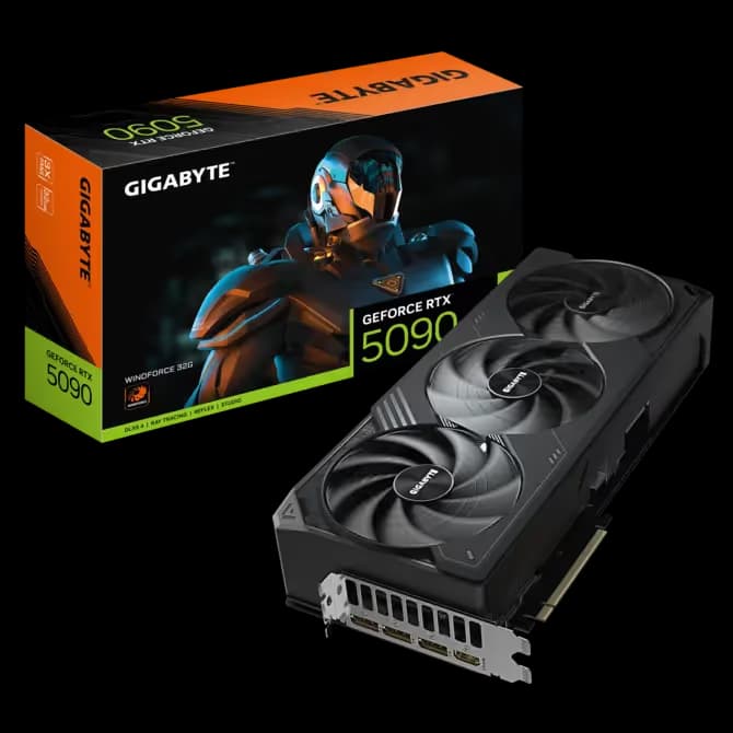Gigabyte WINDFORCE GeForce RTX 5090 32GB GDDR7 image