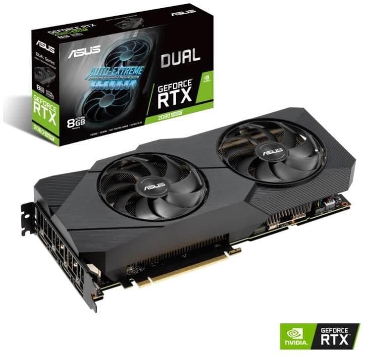 Asus DUAL EVO GeForce RTX 2080 SUPER 8GB GDDR6 Black main image