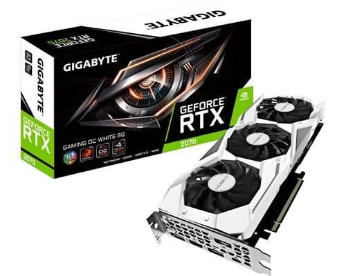 Gigabyte GAMING OC GeForce RTX 2070 8GB GDDR6 White / Black main image
