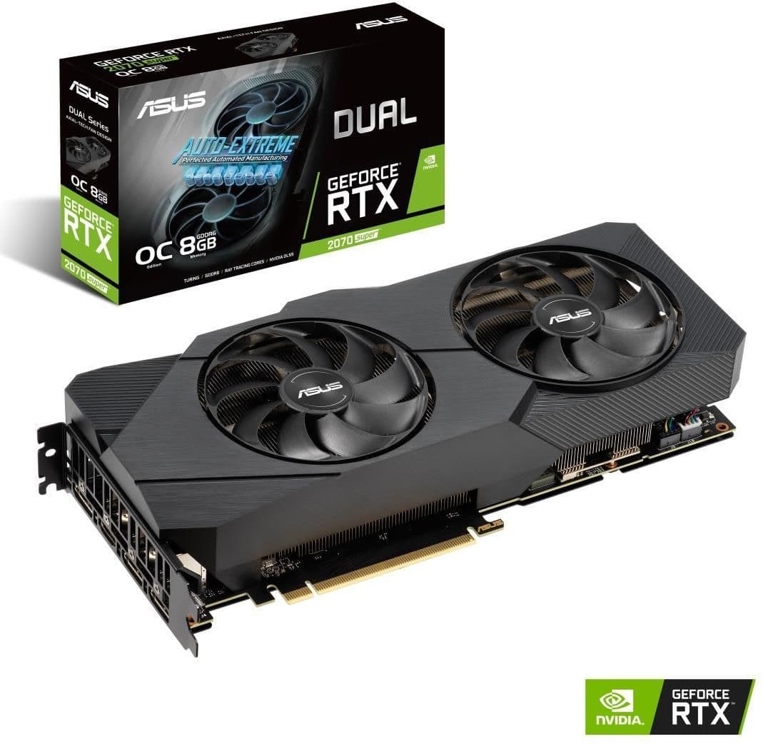 Asus DUAL EVO OC GeForce RTX 2070 SUPER 8GB GDDR6 Black image