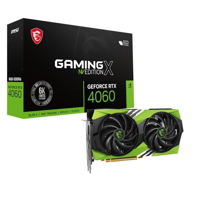 MSI Gaming X NV Edition GeForce RTX 4060 8GB GDDR6 main image
