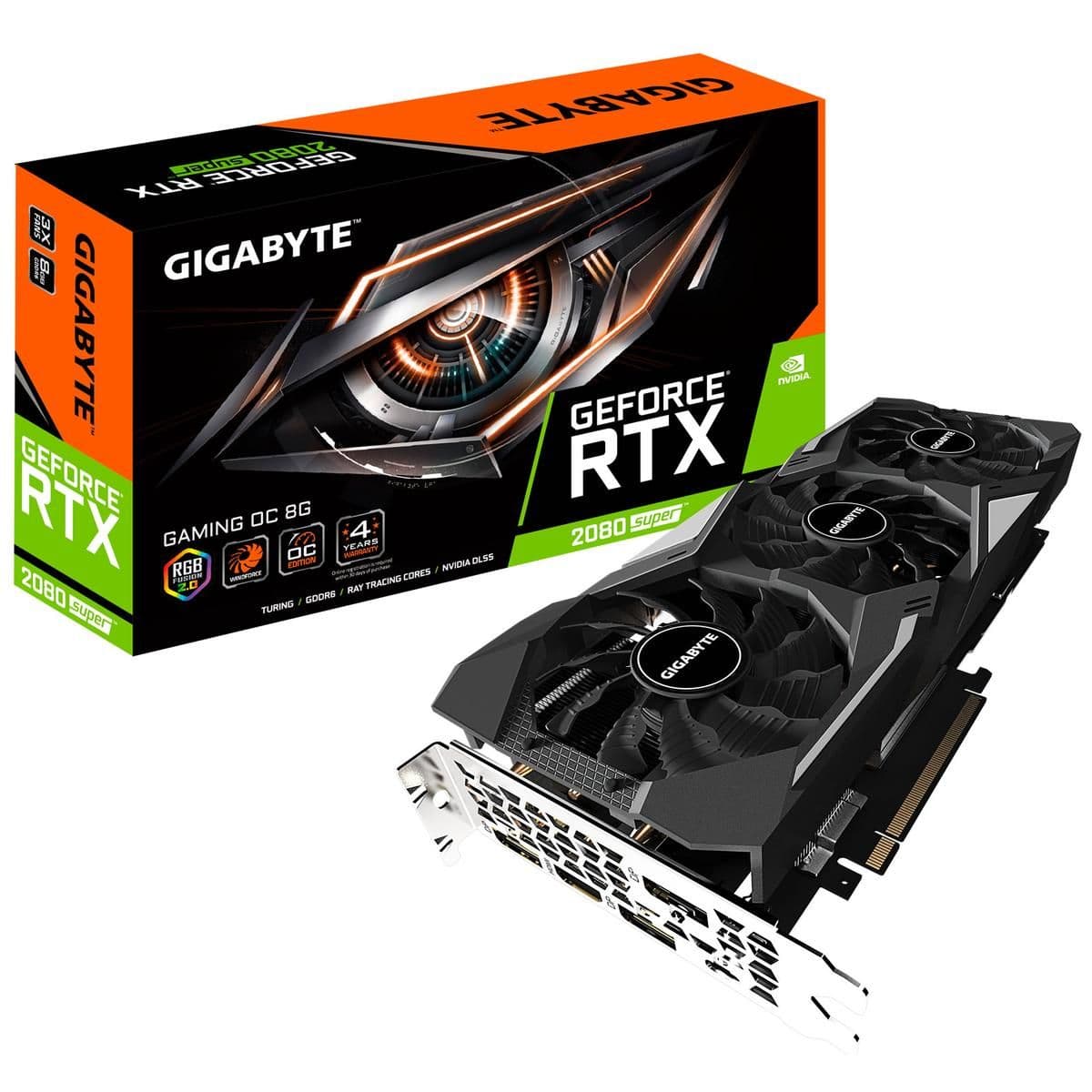 Gigabyte GAMING OC GeForce RTX 2080 SUPER 8GB GDDR6 Black main image