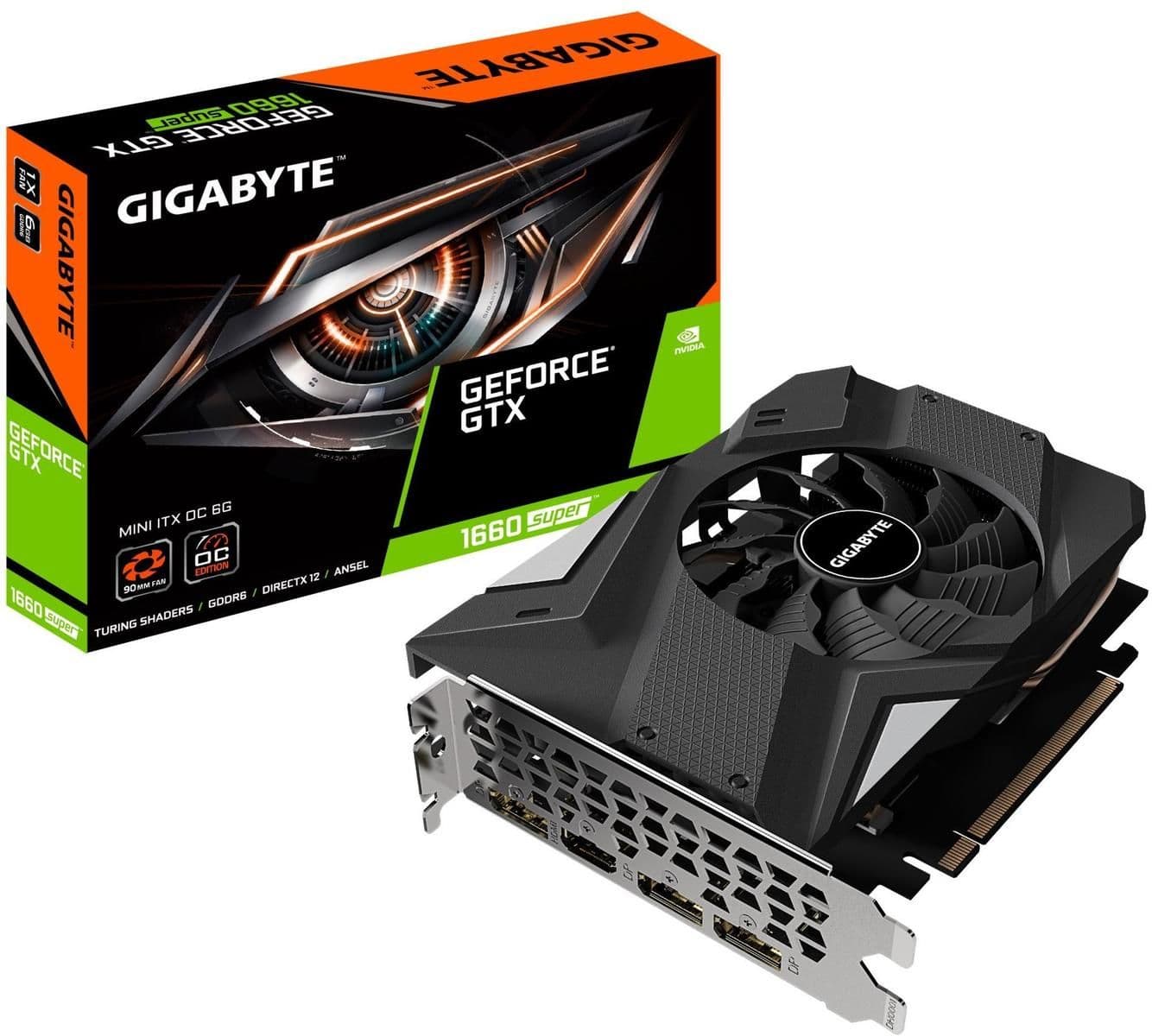 Gigabyte MINI ITX OC GeForce GTX 1660 SUPER 6GB GDDR6 Black / Silver main image