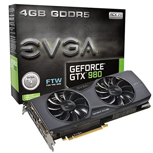 EVGA FTW ACX 2.0 GeForce GTX 980 4GB GDDR5 Black main image