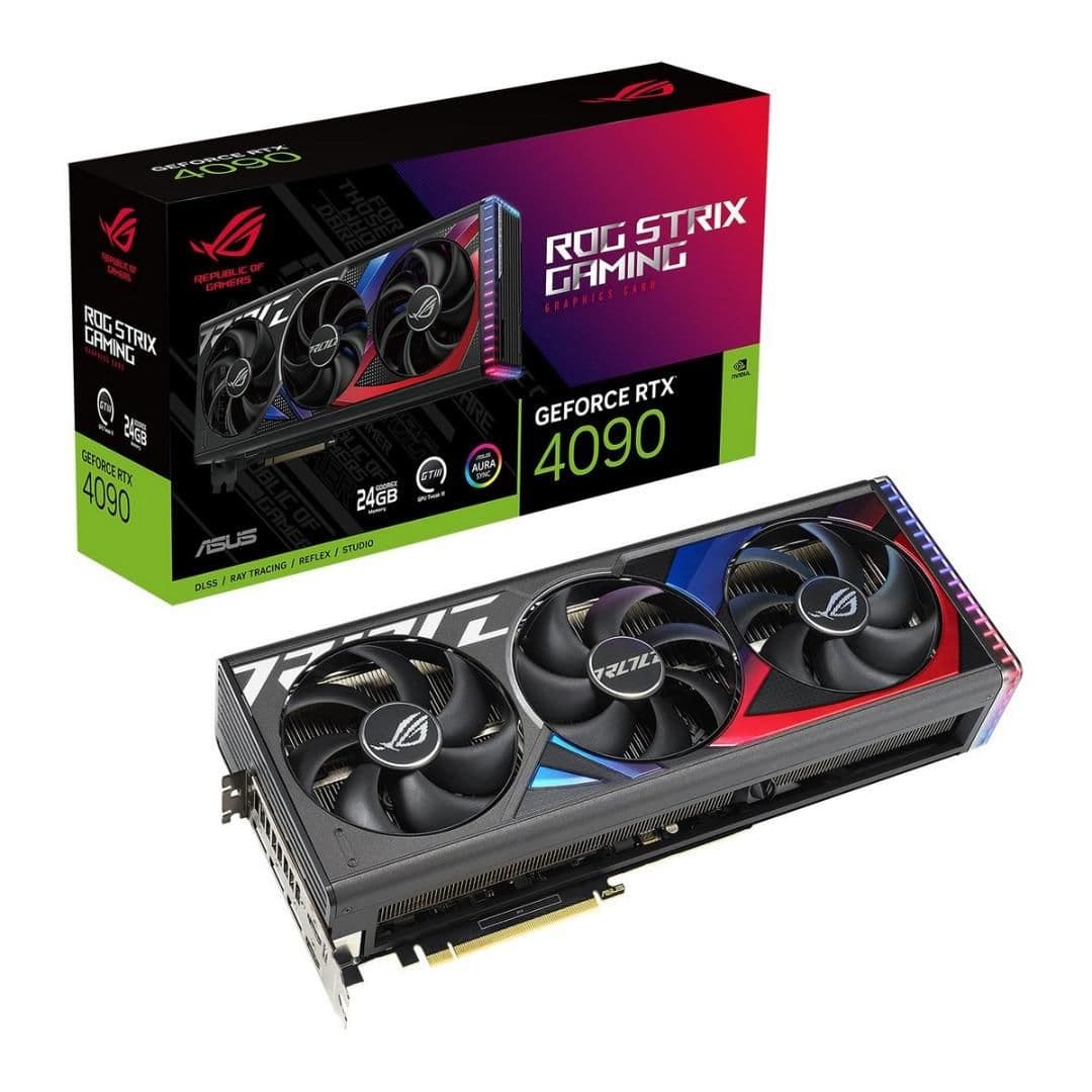 Asus ROG Strix Gaming GeForce RTX 4090 24GB GDDR6X Black main image