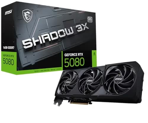 MSI SHADOW 3X OC GeForce RTX 5080 16GB main image